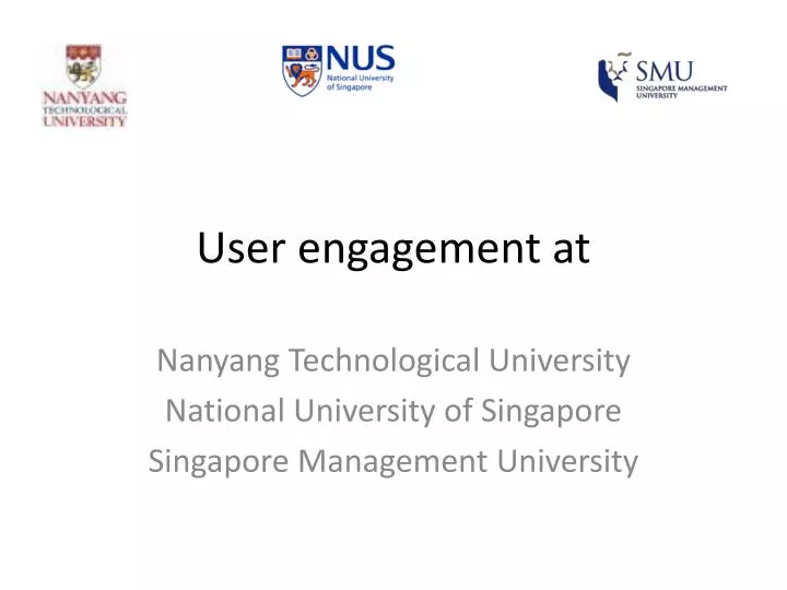 user engagement at