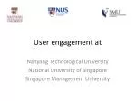 User engagement at - slide 1