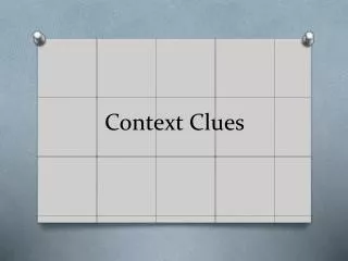 context clues