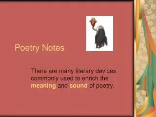 poetry notes