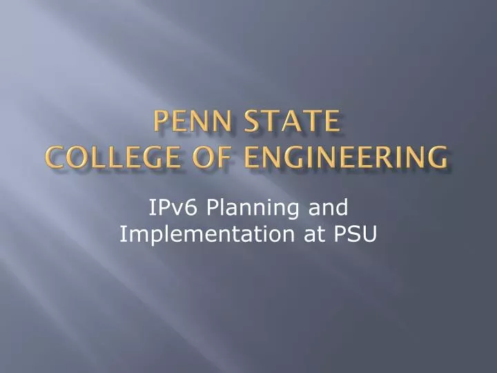 penn state college of engineering