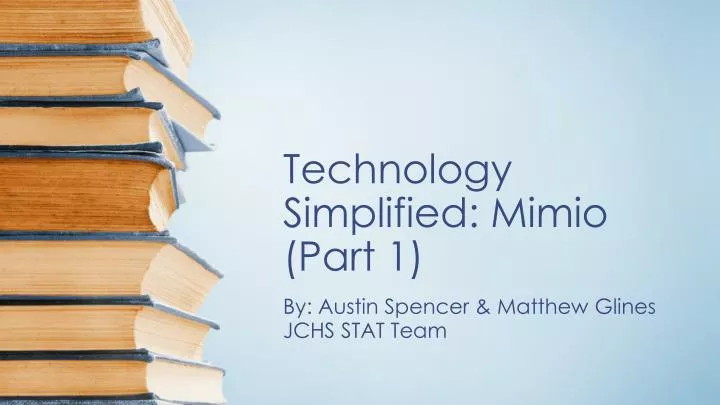 technology simplified mimio part 1