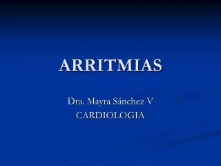 arritmias