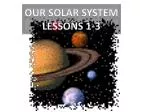 Our Solar System Lessons 1-3 - slide 1