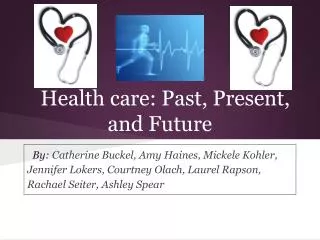 Health care: Past, Present, and Future