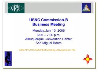 2006 AP/URSI/AMEREM Meeting, Albuquerque, NM