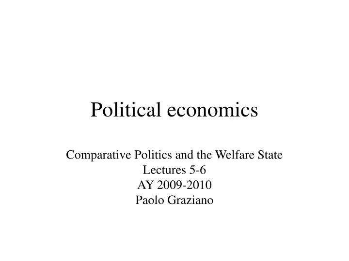 political economics