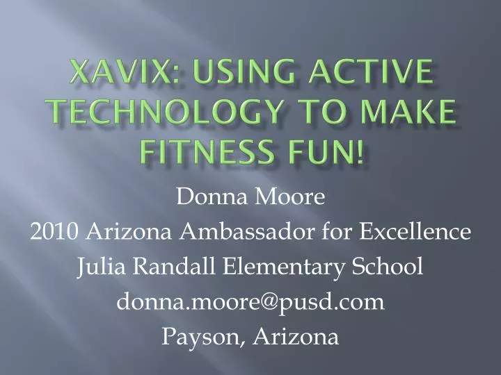 xavix using active technology to make fitness fun