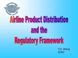 Airline Product Distribution and the Regulatory Framework