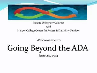 Going Beyond the ADA