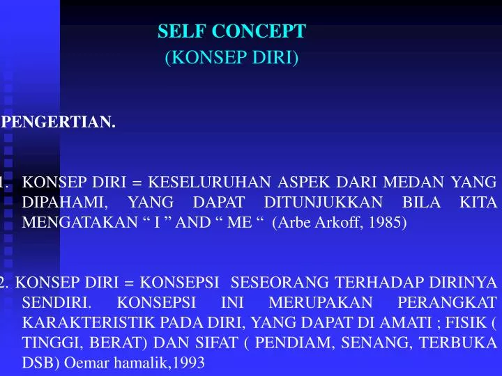 self concept konsep diri