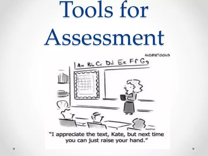 technology tools for assessment
