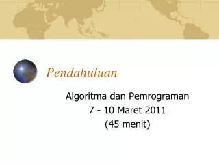 pendahuluan