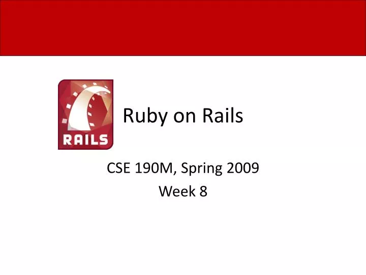 ruby on rails