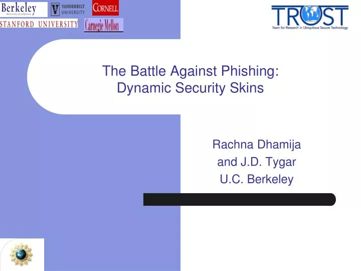 the battle against phishing dynamic security skins