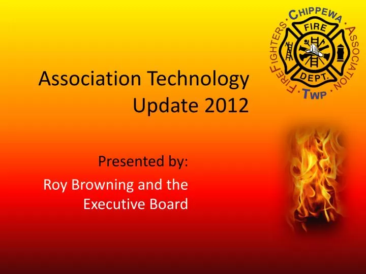 association technology update 2012