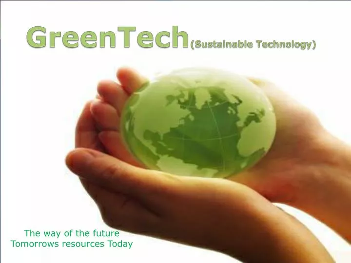 greentech sustainable technology