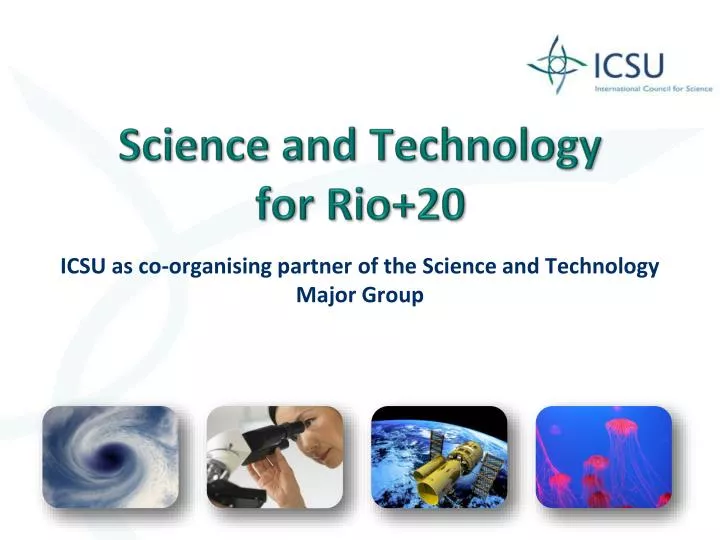science and technology for rio 20