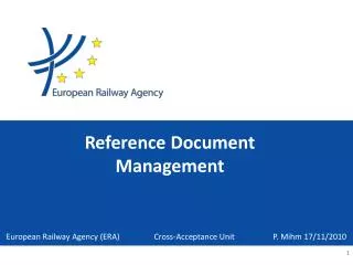 Reference Document Management