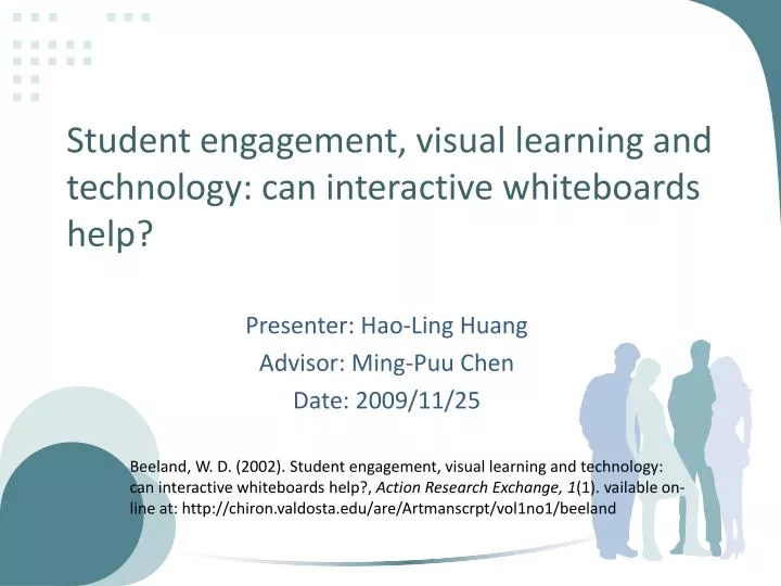 student engagement visual learning and technology can interactive whiteboards help