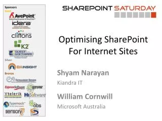 Optimising SharePoint For Internet Sites