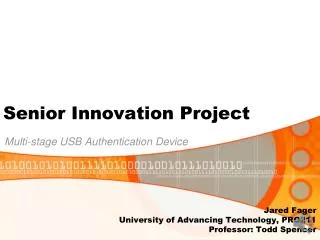 Senior Innovation Project
