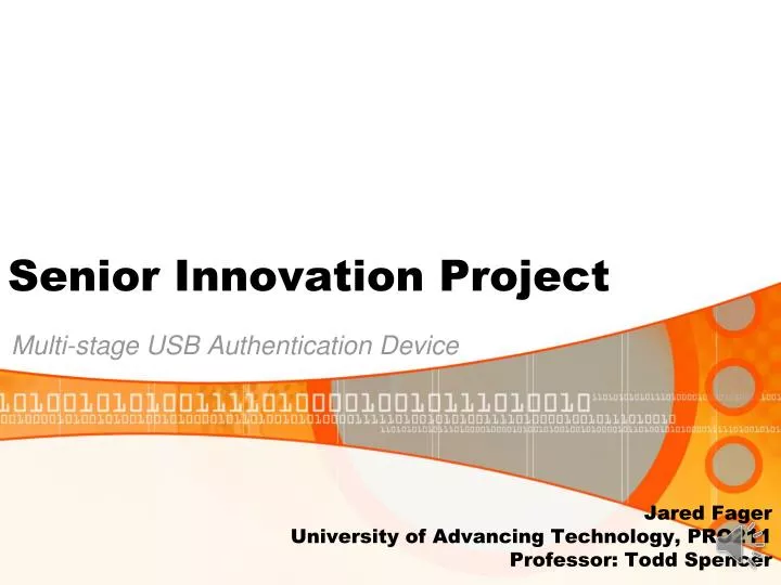 senior innovation project