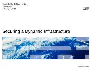 Securing a Dynamic Infrastructure