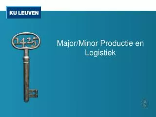 major minor productie en logistiek