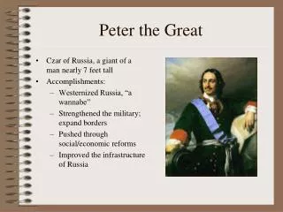 peter the great