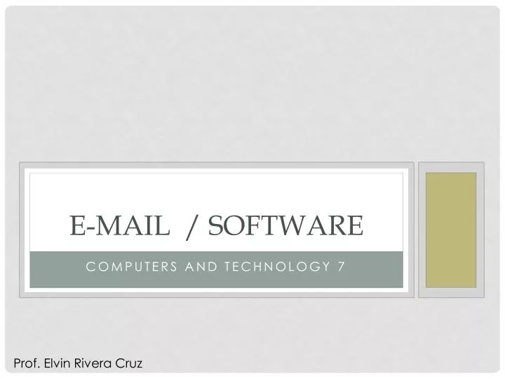 e mail software