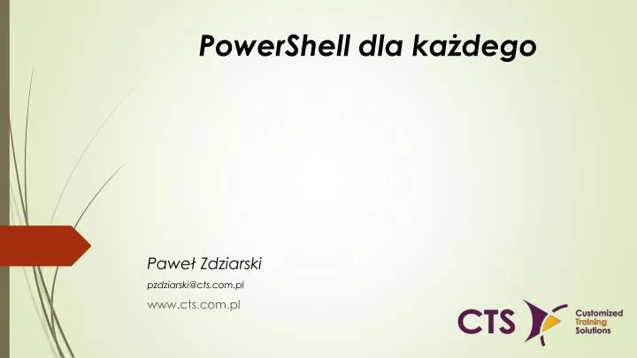 powershell dla ka dego