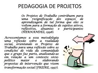 pedagogia de projetos