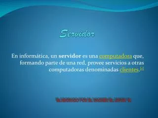 servidor
