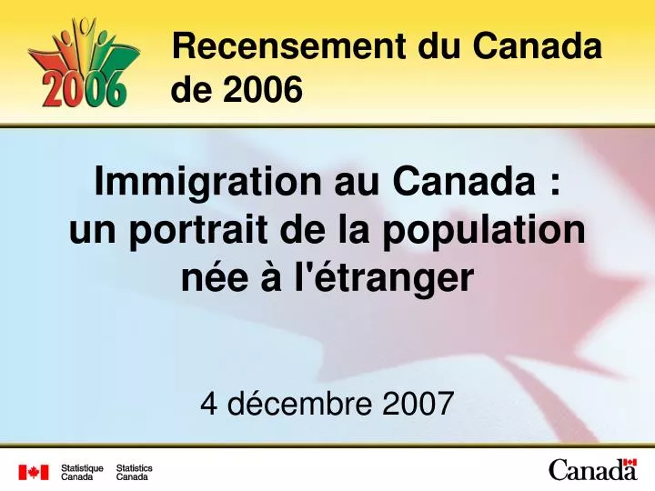 recensement du canada de 2006