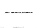 Building Graphical User Interfaces in Java using AWT and Swing - slide 1