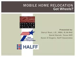 Mobile home relocation