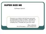 SUPER SIZE ME - slide 1