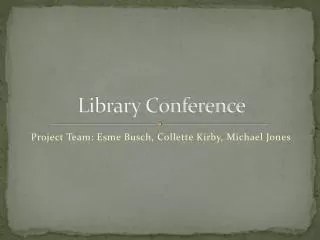 Library Conference