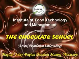 Institute of Food Technology and Management
