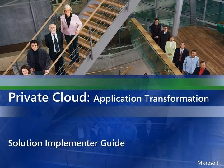 private cloud application transformation