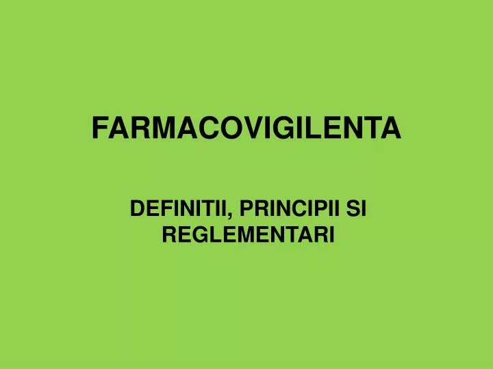 farmacovigilenta