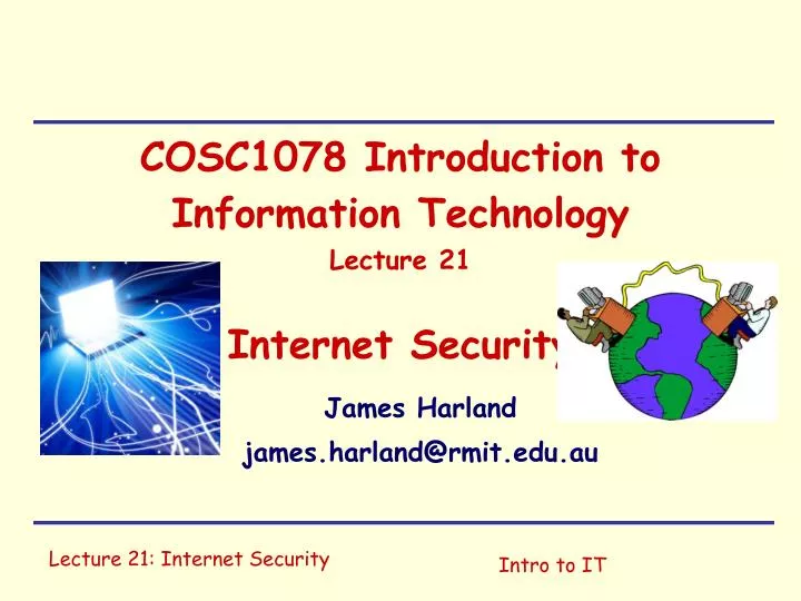 james harland james harland@rmit edu au