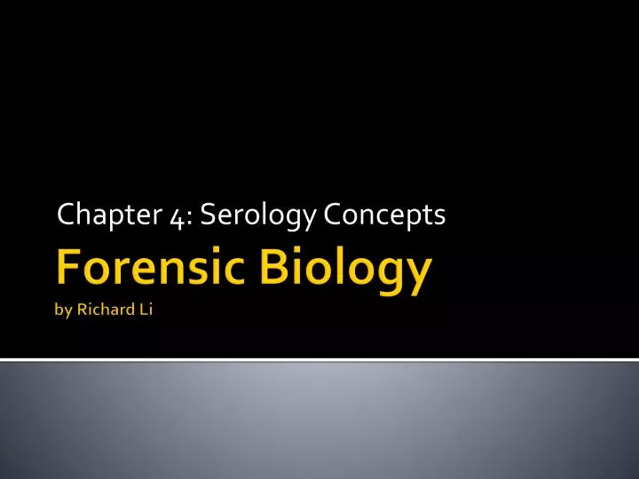chapter 4 serology concepts