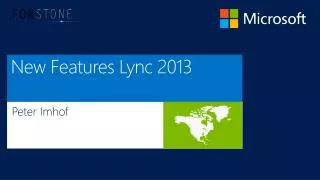 New Features Lync 2013