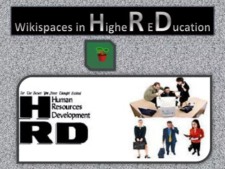wikispaces in h ighe r e d ucation