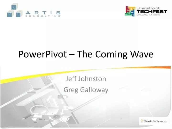 powerpivot the coming wave