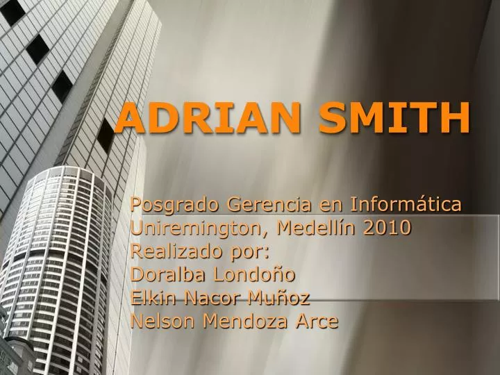 adrian smith
