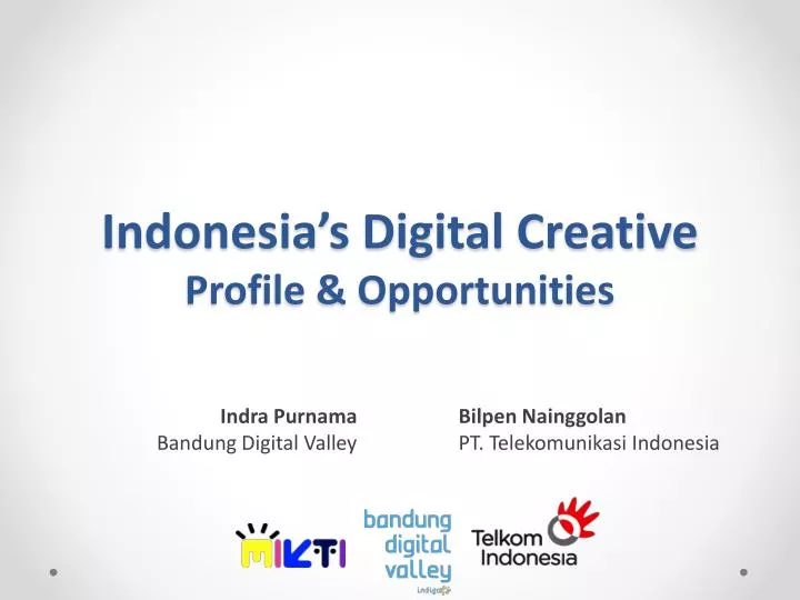 indonesia s digital creative profile opportunities