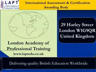 International Assessment &amp; Certification